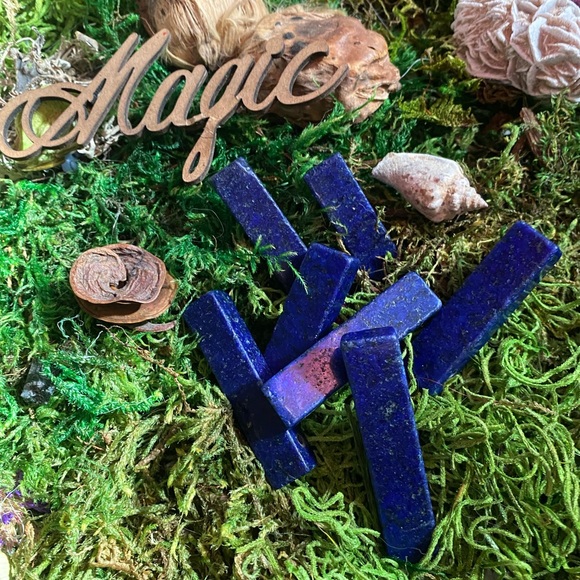 🔮1 Rectangle Cut Lapis Lazuli Crystal - Picture 3 of 4
